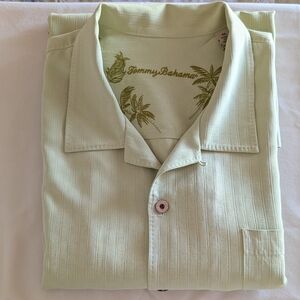 Tommy Bahama Men's Light Green Casual Shirt